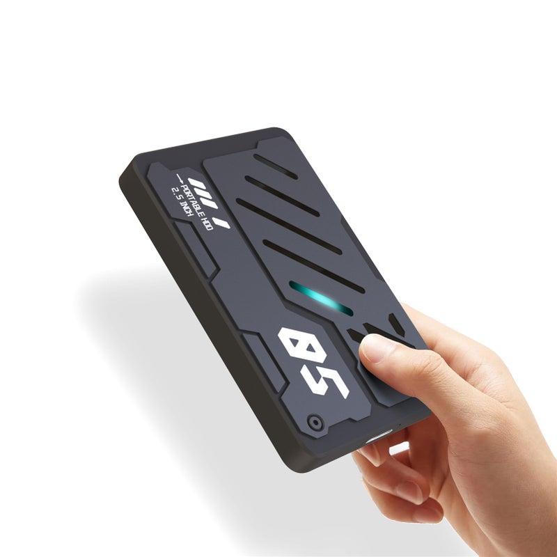 2.5 بوصة محرك أقراص خارجي محمول USB3.0 مع ضوء التنفس النوع الميكانيكي سرعة نقل سريعة 160 جيجا بايت - Image 4