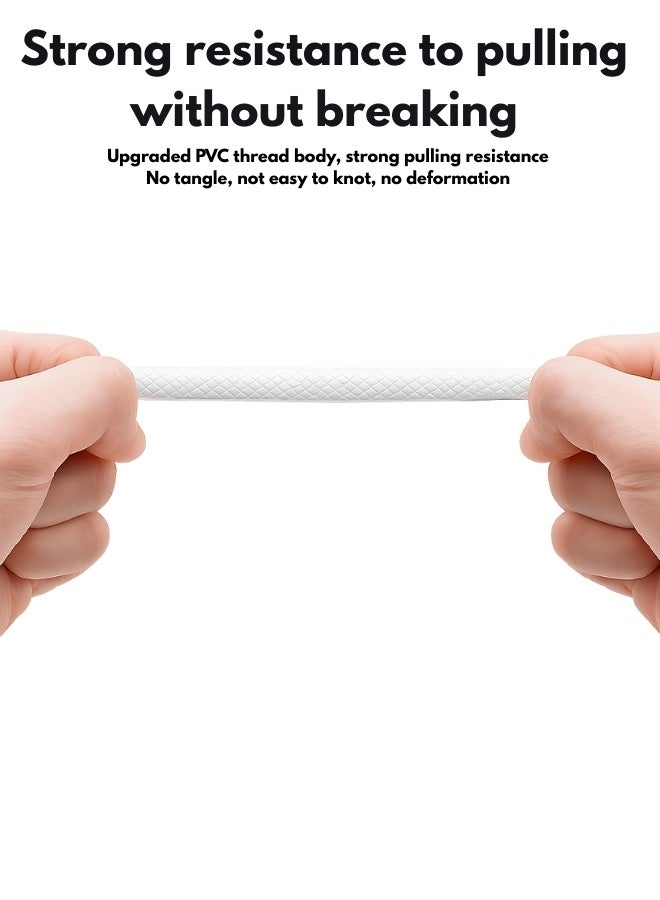 كابل USB إلى Lightning للشحن السريع، مضفر من النايلون المتين، مزامنة سريعة، تصميم خالٍ من التشابك لأجهزة iPhone وiPad - أنيق وقوي وموثوق - Image 3