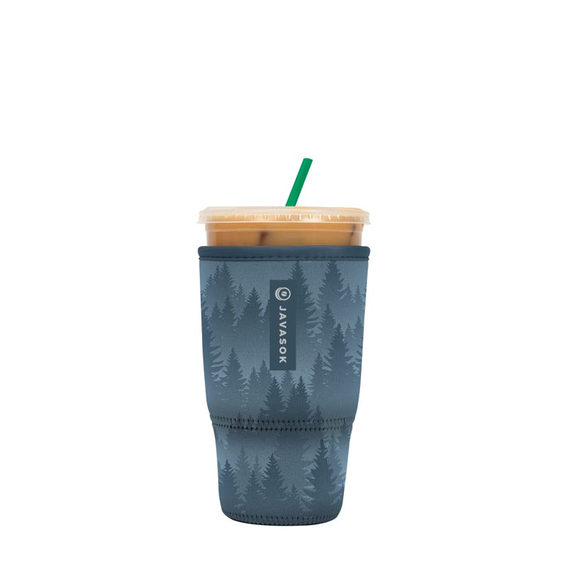 Sok It Java Sok Iced Coffee & Cold Soda Insulated Neoprene Cup Sleeve (Foggy Woods  Large: 30-32oz) - Image 1