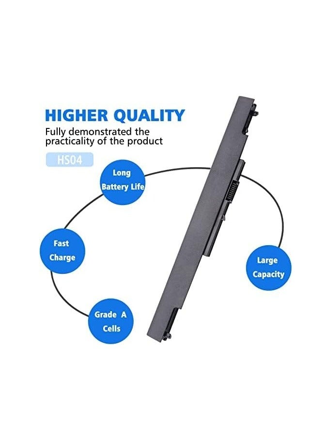 HS04 Battery for HP HS04 HS03 807956-001 807957-001 807611-421 15-AY039WM TPN-I119 HSTNN-LB6U 15-AC121DX 15-AY009DX 15-AF131DX 15-AY041WM 250 G5 - Image 2