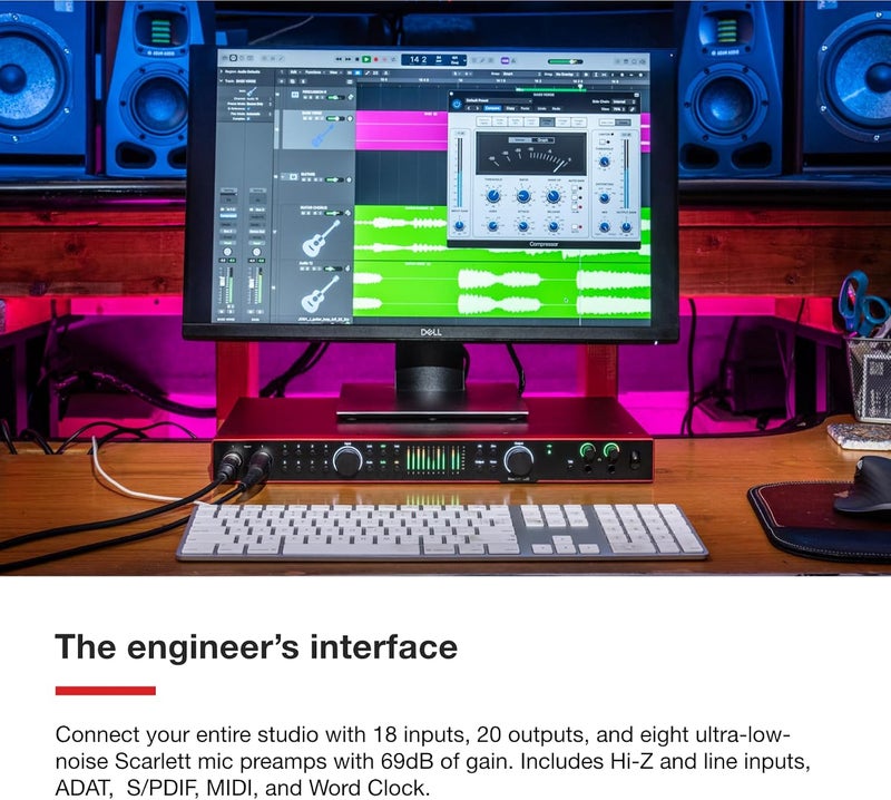 Focusrite Scarlett 18i20 4th Gen USB Audio Interface - Image 2