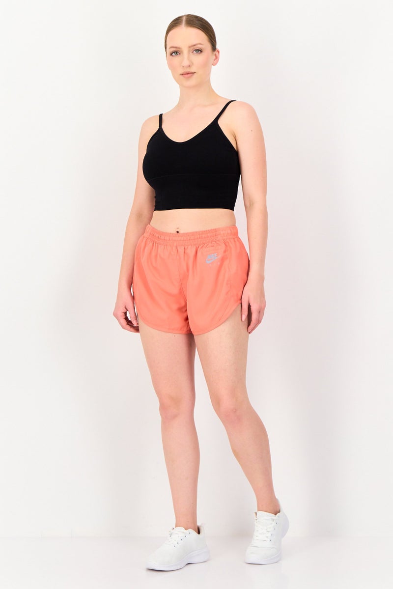 Nike Women Dri-Fit Running Shorts, Dark Peach - Image 2