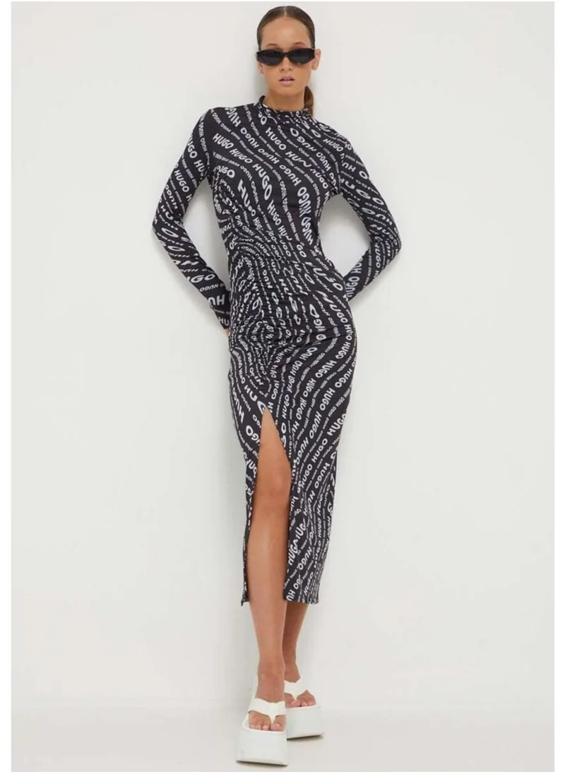 HUGO High Neck bodycon dress