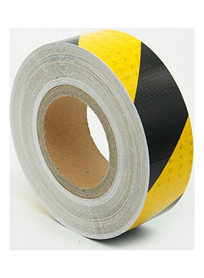 NIBEMINENT Reflective Safety Warning Tape 2500x5 Cm Black/Yellow 
