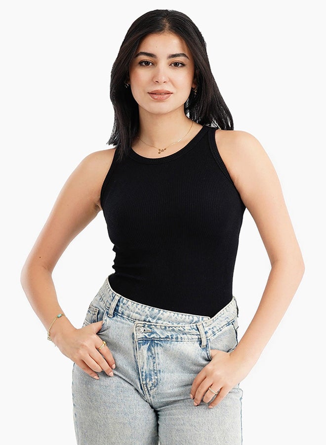 Carina Microfiber Ribbed Top - Image 1