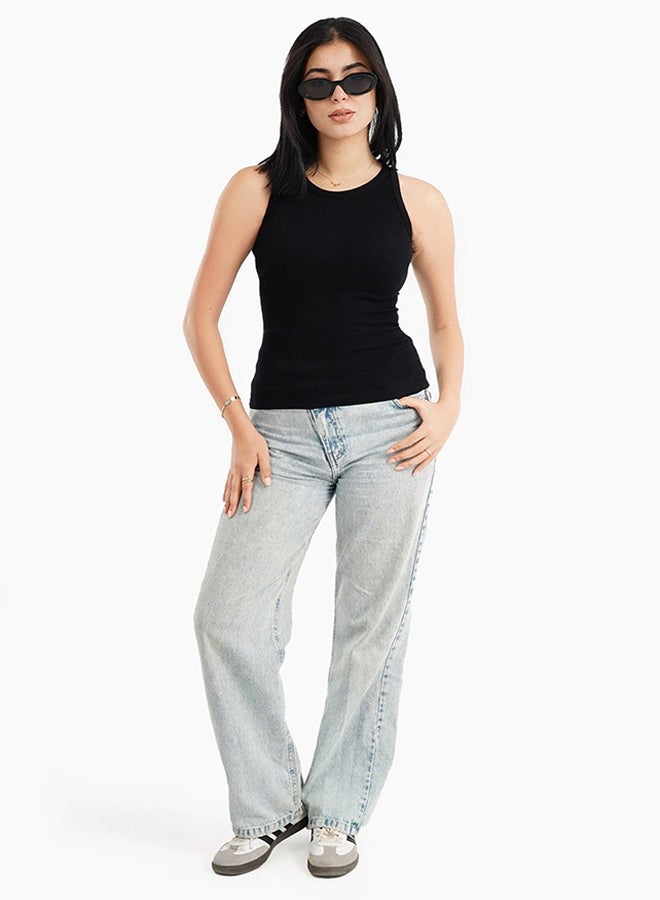 Carina Microfiber Ribbed Top - Image 2