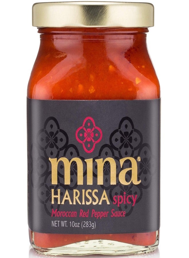 Mina Harissa Hot Sauce - A Gourmet Hot Sauce Unlike Any Other - Spicy Chili Pepper Sauce is Perfect on Any Dish - 10 oz (Pack of 12)