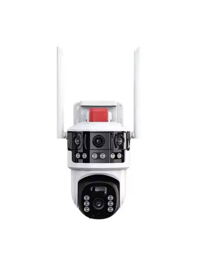 HONTON AI Solar Powered Camera - 5G 2-in-1 Dual Lens Security Camera with 8K Full HD Video, Pan & Tilt, Motion Detection, Two-Way Audio, Color Night Vision, Solar Powered for Continuous Monitoring, and Smart Remote Access - Image 2