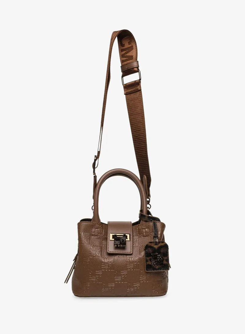 STEVE MADDEN Steve madden tenor-c women's brown/bronze satchel bag
