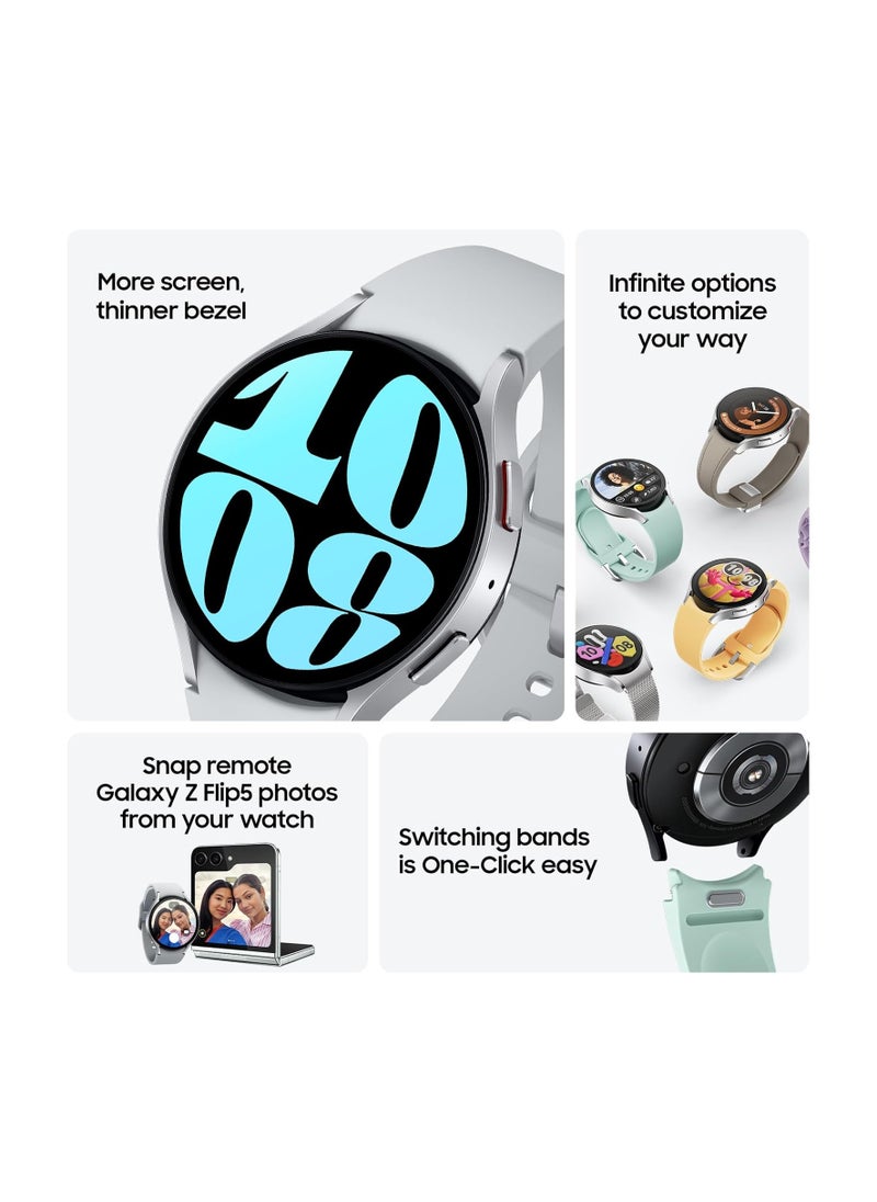 Watch - Smart Watch WATCH 6 SEMI ORGINAL Wireless Charging , Voice Assistant , Sleep Monitoring , Health Positioning , Music Control , Waterproof - black - Image 1