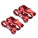 LetonPower Red Butterfly Clip Ball Clamp Mount, Diving Photography Butterfly Clip, Holes Ball Clamp Mount for - Image 2