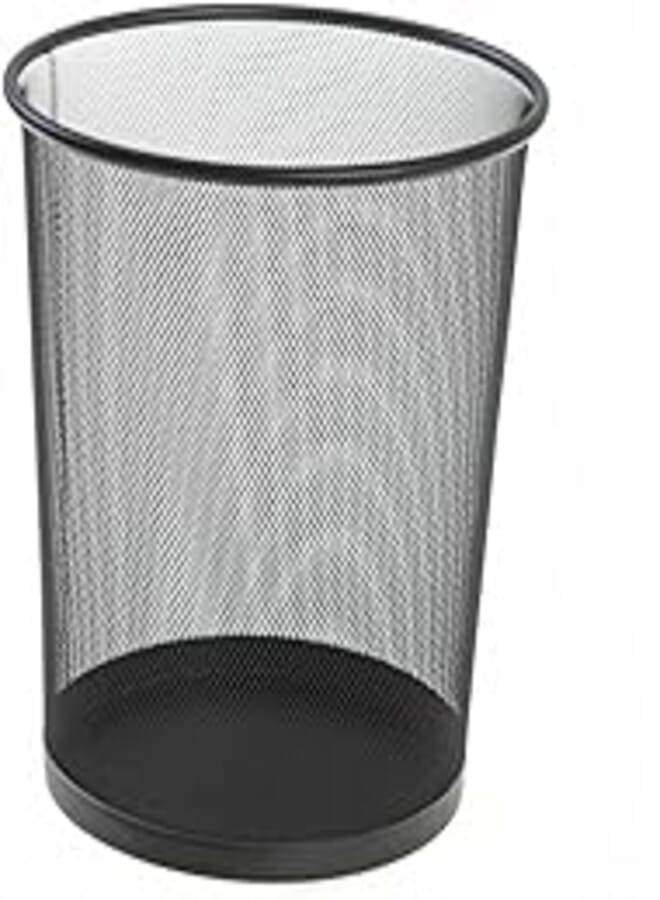 Metal Mesh Waste Bin-black5643453794 