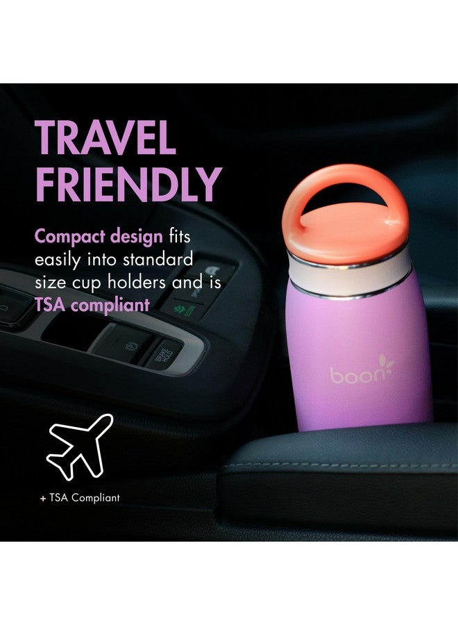 بون مبرد حليب الثدي المحمول Boon Frosh - حاوية تبريد وتخزين من الفولاذ المقاوم للصدأ - أرجواني - يحافظ على برودة الحليب لمدة تصل إلى 17 ساعة - Image 4