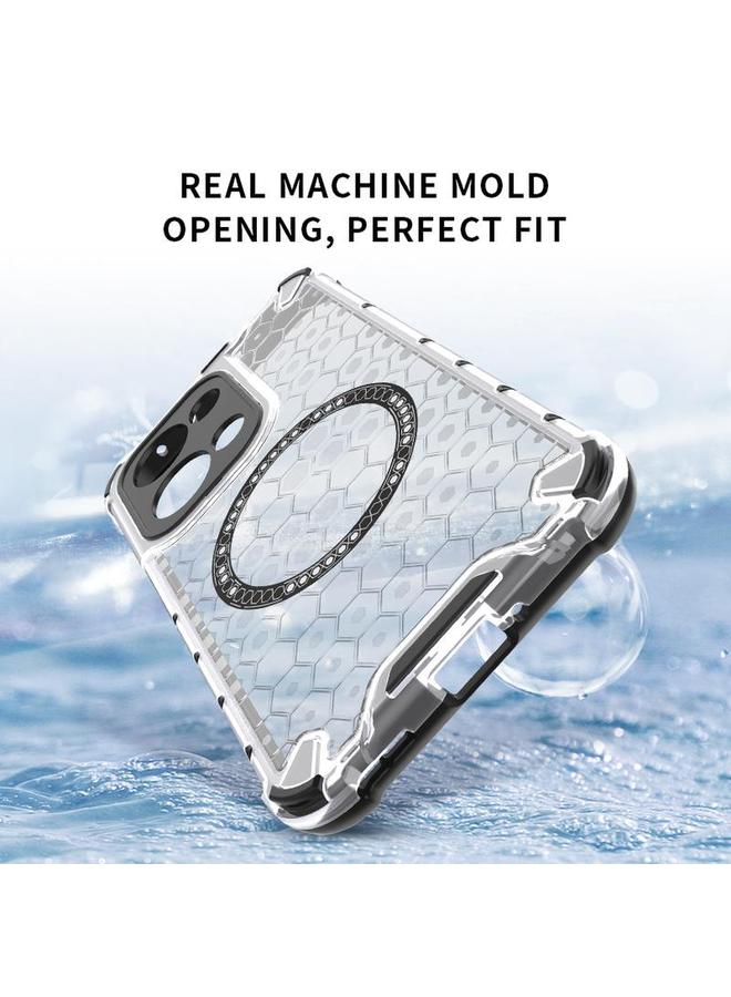 S-TOP Case For OPPO Reno13 5G Global Honeycomb Magnetic Ring Shockproof Phone Case - Image 5