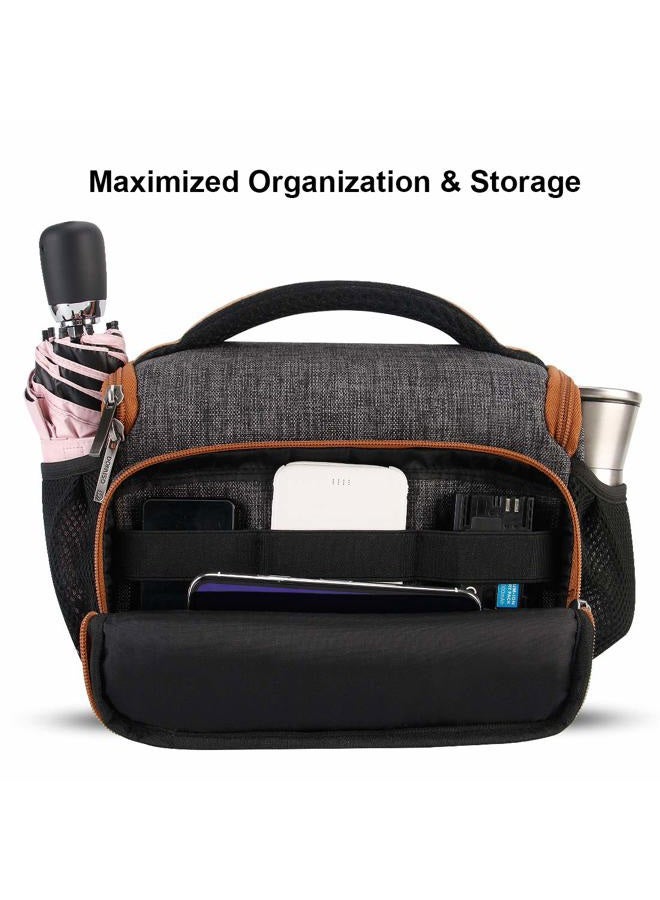DOMISO CC008 Waterproof & Shockproof Camera Case, Gray, Compatible with: - Image 4