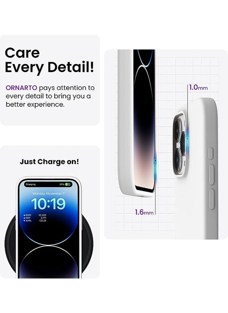 X-level iPhone 15 Pro Mobile Case Cover with Soft Liquid Silicone Protection Anti-Scratch Shockproof Accessories Slim Protective Back Cover with Comfortable Hold Touch Feeling and Anti-fingerprint  - Image 3
