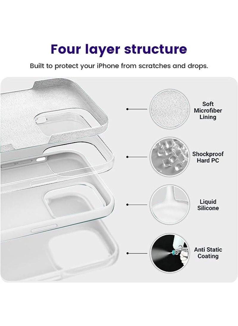 X-level iPhone 15 Pro Mobile Case Cover with Soft Liquid Silicone Protection Anti-Scratch Shockproof Accessories Slim Protective Back Cover with Comfortable Hold Touch Feeling and Anti-fingerprint  - Image 2