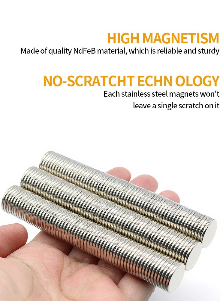 50Pcs 0.59x0.08inch Super Powerful Small Neodymium Magnet Round NdFeB Strong Permanent Magnetic imanes Refrigerator Magnets Office magnets 15x2mm - Image 3