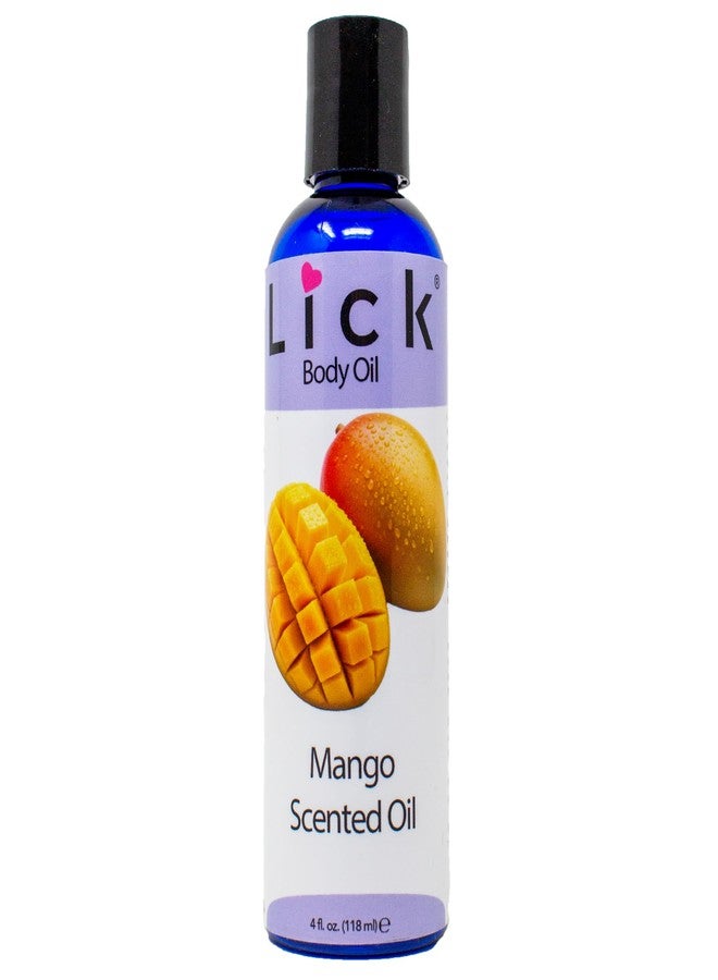 ليك زيت الجسم برائحة المانجو الاستوائية من ليك للترطيب اليومي - تركيبة خفيفة الوزن وغير دهنية مع زيت اللوز وفيتامين هـ - 4 أونصة - Image 1