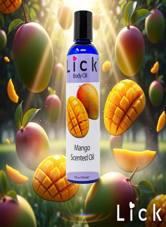 ليك زيت الجسم برائحة المانجو الاستوائية من ليك للترطيب اليومي - تركيبة خفيفة الوزن وغير دهنية مع زيت اللوز وفيتامين هـ - 4 أونصة - Image 2