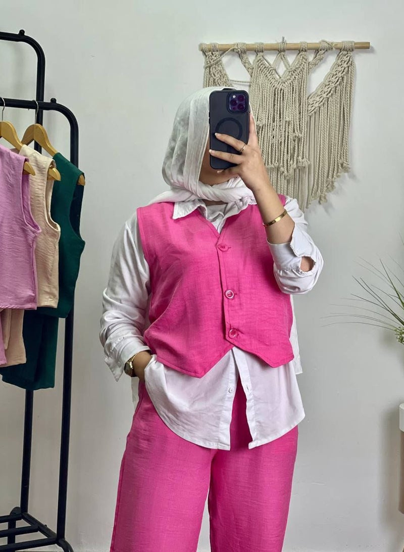 بيوريتوبيا أوتيت فوشيا بدون أكمام  - Image 3