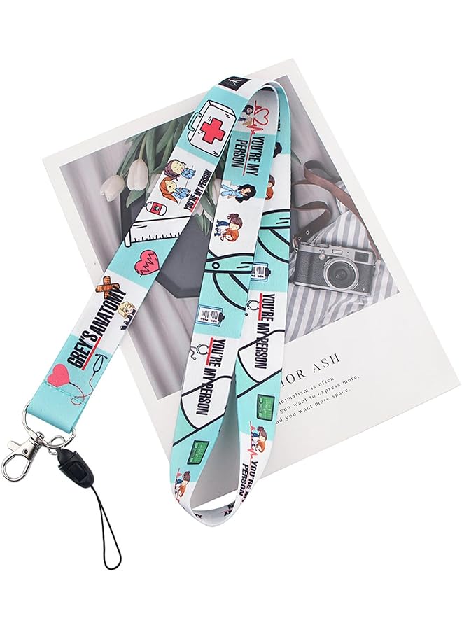 X spring Lanyard Key Chain Id Badge Holder Wrist Lanyard Key Chain Keychain Holder Cool Neck Lanyard For Women Men Car Keys Id Badges Card Wallet Phone Camera - Image 4