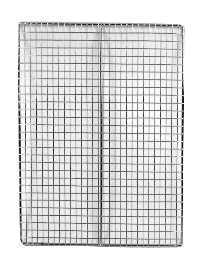 TrueCraftware- 13-1/2" x 13-1/2" Fryer Screen Nickel Plated- Fryer Crumb Screen Deep Fryer Accessories Fryer Grate for Home Kitchen Restaurant