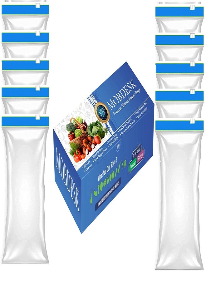 MOBDESK BPA-Free Zip Lock Bag for Fridge | Resealable Ziplock Pouch for Food & Travel | Leakproof Freezer Storage Bags | Zip Lock Covers & Zipper Pouch for Kitchen | Freezer Storage Bags-V-325 - Image 1