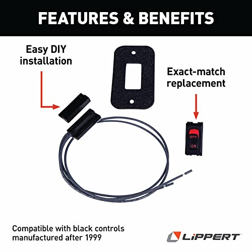 Kwikee 905325000 Magnetic RV Door Switch Kit - Black - Image 2