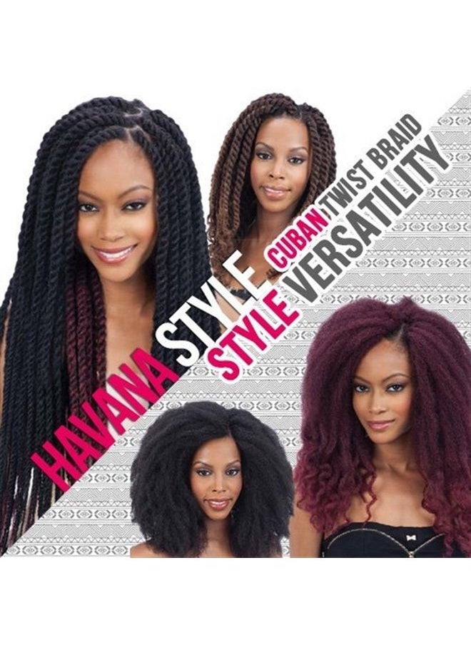 FreeTress Equal - Freetress Equal Synthetic Hair Braids Double Strand Style Cuban Twist Braid 16" (6-PACK, 2) - Image 1