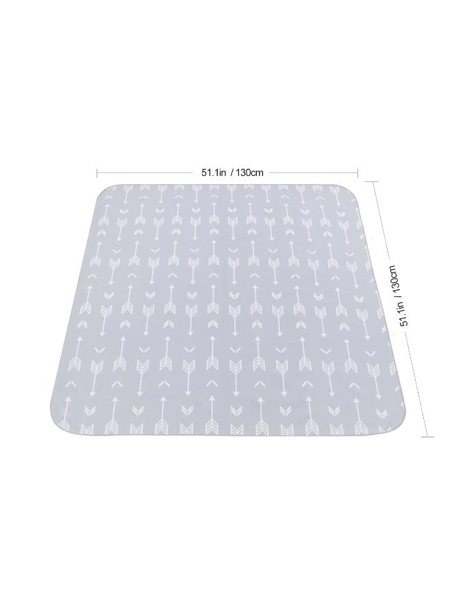 Womumon Baby Splat Mat for Under High Chair and Arts and Crafts, 51" Waterproof Wipeable Floor Protector, Anti-Slip Washable Splash Mat - Image 3