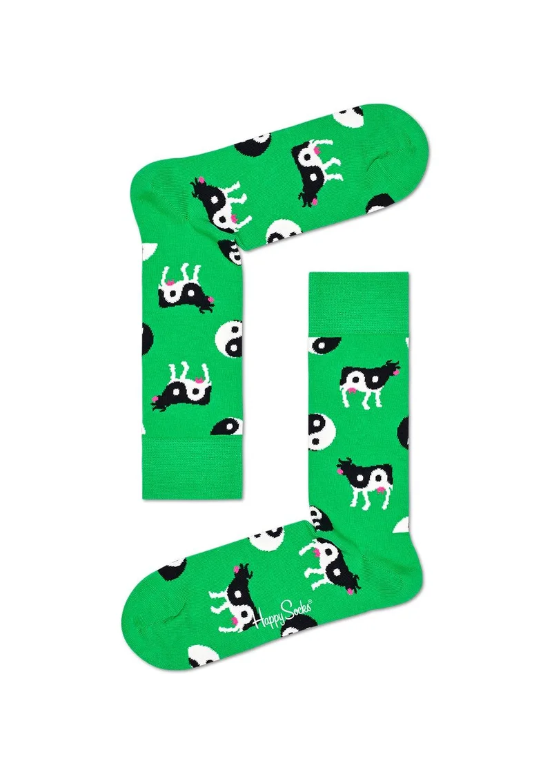 هابي سوكس YING YANG COW SOCK