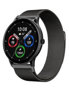 Zoom Plus Bluetooth Calling Full Touch Display Multi-Function Heart Rate Monitor Smartwatch Black  - Image 1