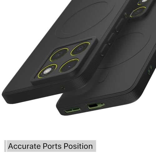 Pikkme Back Cover for Motorola Moto Edge 70 5G Soft Matte Silicone Mag-Safe Design (Mag-Safe Not Support) Camera Protection | Slim Fit Bumper Cover (Black) - Image 4