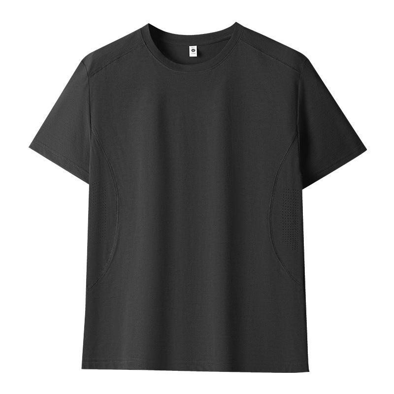 10A Antibacterial Quick-Dry Breathable Loose Fit Crew Neck Short Sleeve Sports T-Shirt - Image 1