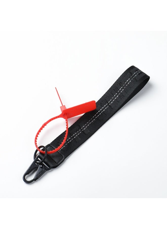 OFF-WHITE Street fashion keychain key ring lanyard - Image 1
