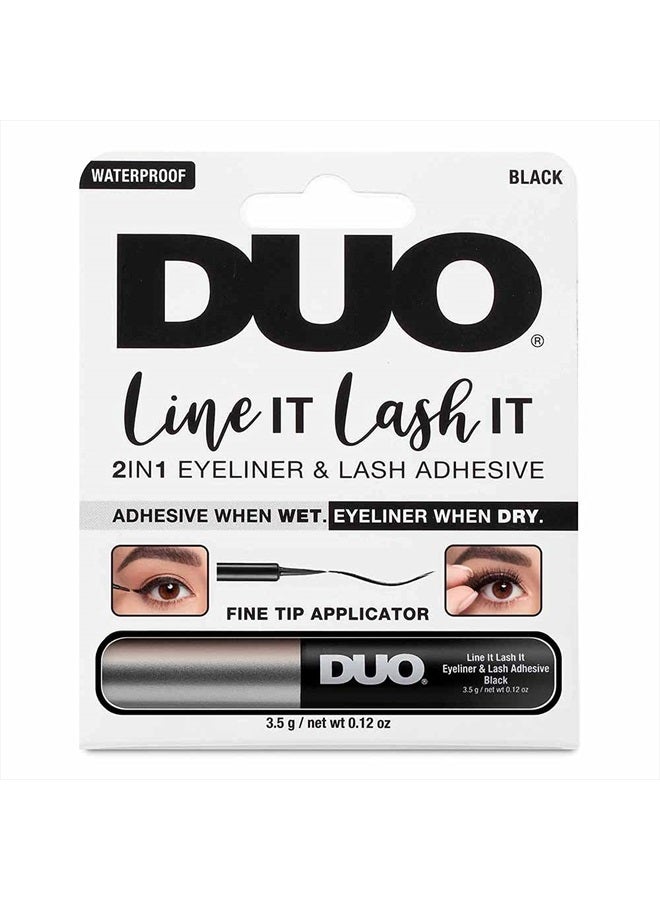DUO Line IT Lash IT Black (2n1 Eyeliner & Lash Adhesive) - Image 1