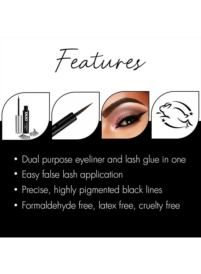 DUO Line IT Lash IT Black (2n1 Eyeliner & Lash Adhesive) - Image 4