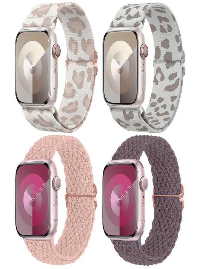 مجموعة من 3 أحزمة ساعات مرنة من Delidigi، متوافقة مع ساعات Apple Watch بمقاسات 38 مم، 40 مم، 41 مم، 42 مم، 44 مم، 45 مم، و49 مم، للرجال والنساء. أحزمة رياضية نايلون قابلة للتعديل لساعات iWatch Series Ultra، 8، 7، 6، 5، 4، 3، 2، 1، وSE. - Image 1