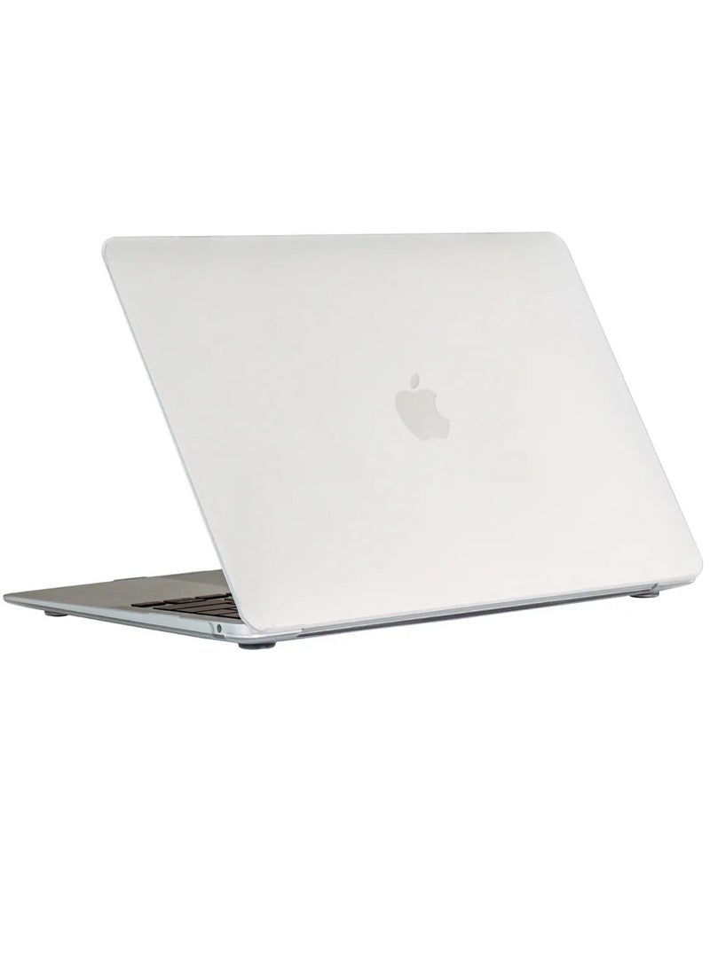 Pisen - Case for MacBook Air 13 Inch A2337 (M1) / A2179 / A1932 (2022 2021 2020 2019 2018 Release) - Snap On Hard Shell Case Cover for MacBook Air 13 Retina Display with Touch ID (Crystal Clear) - Image 1