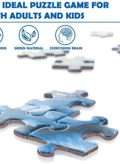 Y&D Adult Children Puzzles Warm Moose Wooden 1000 Pieces Puzzle Board Toys DIY Intellectual Educational Games Gifts (50x70 cm)  - Image 3