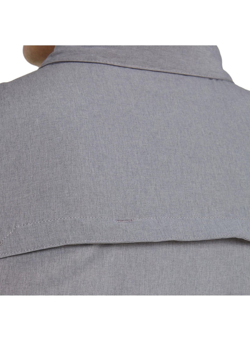 Outventure Light Gray Shirt – Water-Repellent +ADD SHIELD Technology, Straight Cut, and Functional Chest Pockets for Adventurers