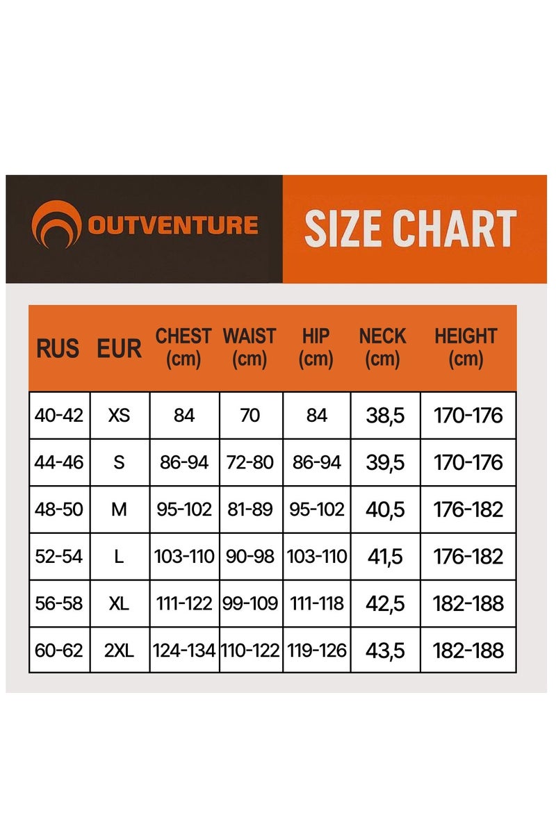 Outventure Light Gray Shirt – Water-Repellent +ADD SHIELD Technology, Straight Cut, and Functional Chest Pockets for Adventurers