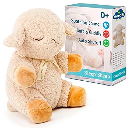 Cloud b Sound Machine with White Noise Soothing Sounds | Cuddly Stuffed Animal | Adjustable Settings and Auto-Shutoff | Sleep Sheep - Image 1