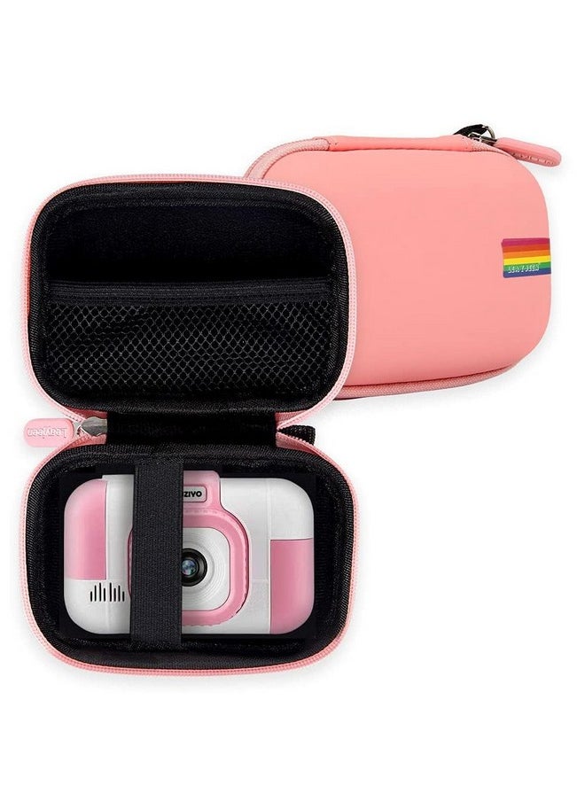Leayjeen - Kids Camera Case Compatible With Suziyo Kids Digital Selfie Cameras,Best Birthday Gifts For Girls And Boys Aged 3-9 (Case Only) - Pink - Image 1
