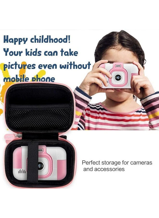 Leayjeen - Kids Camera Case Compatible With Suziyo Kids Digital Selfie Cameras,Best Birthday Gifts For Girls And Boys Aged 3-9 (Case Only) - Pink - Image 1
