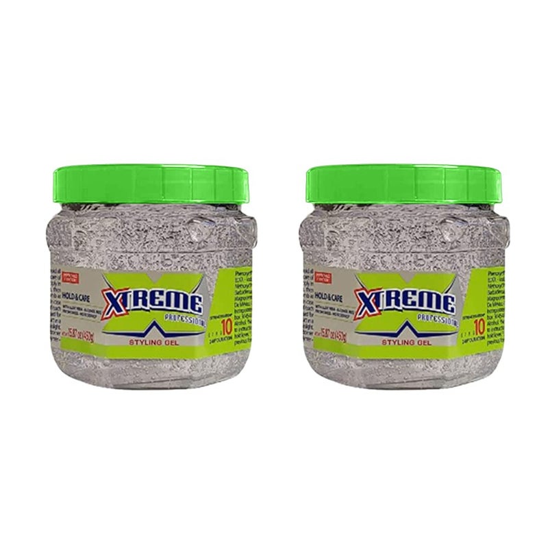 Wetline Wetline Xtreme Professional Extra Hold Wet Line Styling Gel, 15.72 Ounce - SET OF 2 