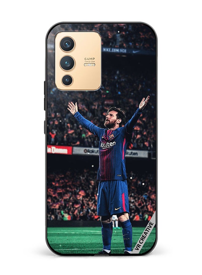 VR CREATIVE Protective Case Cover For Vivo V23 5G Lionel Messi Design Multicolour - Image 1