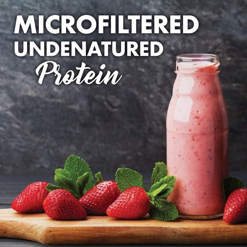 BlueBonnet Nutrition Whey Protein Isolate Powder From Grass Fed Cows 26g of Protein No Sugar Added Gluten  Soy free kosher Dairy 2 Lbs 28 Servings French Vanilla Flavor - Image 4