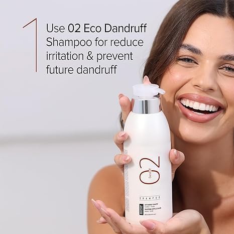 Biotop Professional 02 Shampoo Eco Dandruff Enriched with Vitamin B5 to Hydrate Nourish Soothe the scalp Paraben SLS Sulfate free Anti Dandruff Shampoo for Men Women - Image 4